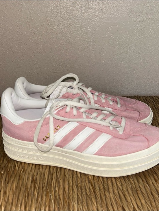 adidas Shoes - Adidas Gazelle Pink Suede Platform Sneakers IG6653 womens
